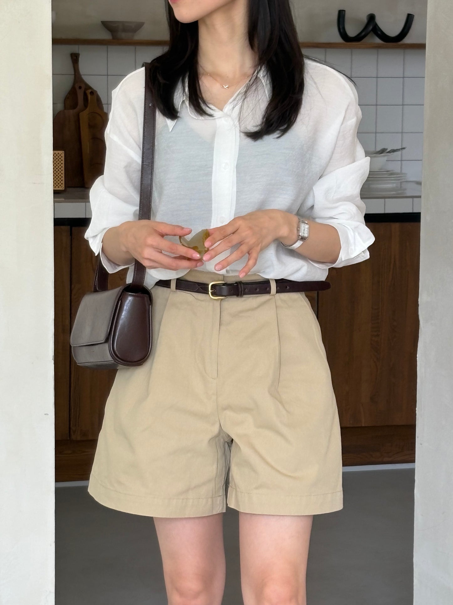 コットン ハーフパンツ